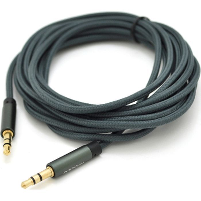 Кабель мультимедийный 3.5mm M to 3.5mm M 3.0m black VEGGIEG (YT-AUXGJ(M)/(M)-AB-3)