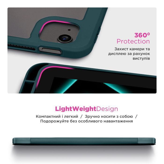 Чехол для планшета Armorstandart Y-Type PEN Redmi Pad Pro / Poco Pad Pine Green (ARM85545) изображение 6