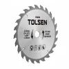 Диск пильний Tolsen з ТВС напайками по дереву 185х24Т*30мм (76430)