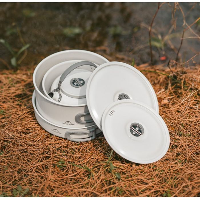 Котел туристический Naturehike CNK2450CF013, 3 л, алюміній (6927595712450) изображение 3