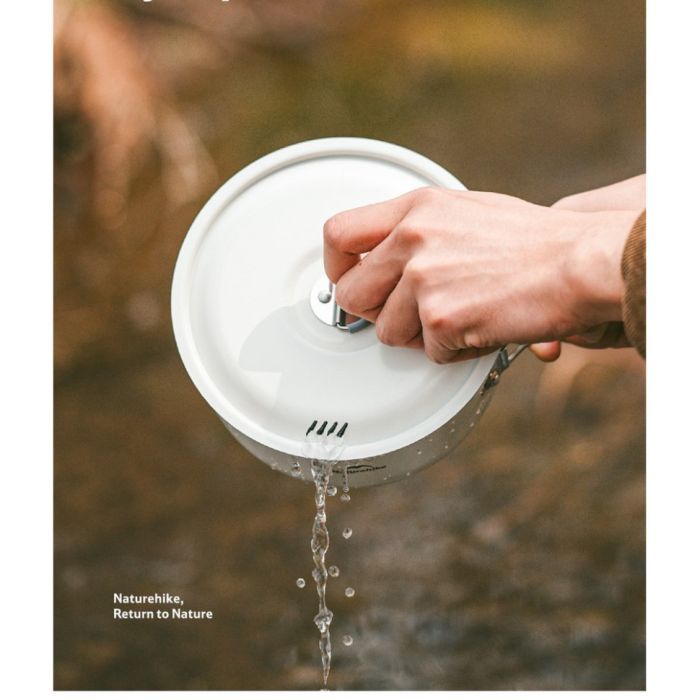 Котел туристический Naturehike CNK2450CF013, 3 л, алюміній (6927595712450) изображение 8
