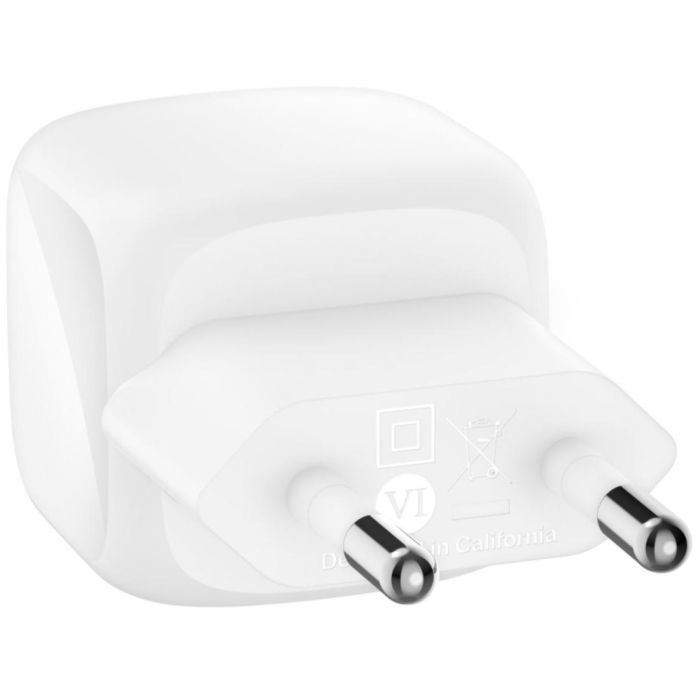 Зарядное устройство Belkin USB-C PD30W PPS + cable USB-C to USB-C 1.0m PVC white (WCA008KQ1MWH-B6) изображение 3