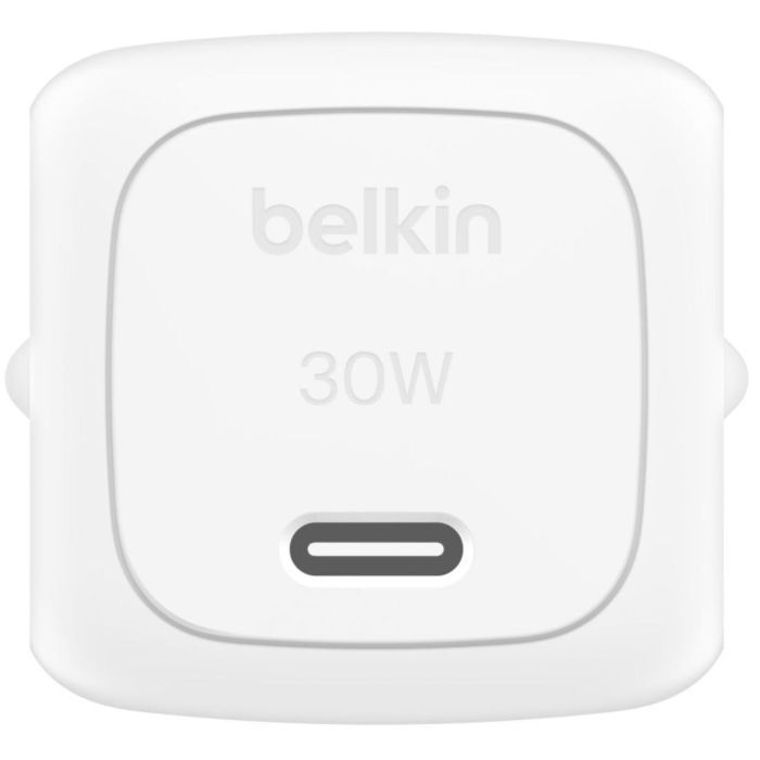 Зарядное устройство Belkin USB-C PD30W PPS + cable USB-C to USB-C 1.0m PVC white (WCA008KQ1MWH-B6) изображение 4