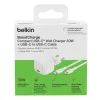 Зарядное устройство Belkin USB-C PD30W PPS + cable USB-C to USB-C 1.0m PVC white (WCA008KQ1MWH-B6) изображение 6