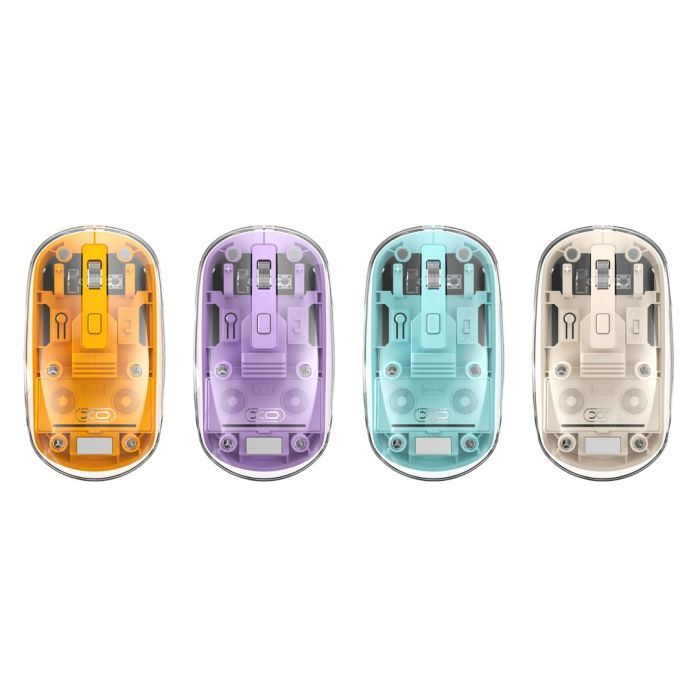 Мышка XO M12 Wireless Transparent/Pink (M12 Purple) изображение 4