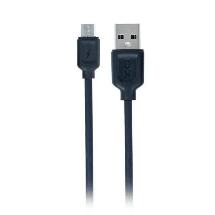 Дата кабель USB 2.0 AM to Micro 5P 1.0m 2.1A black XO (NB36-M-1-BK)