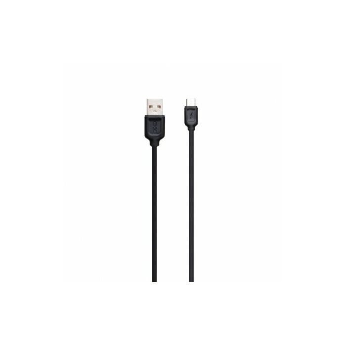Дата кабель USB 2.0 AM to Micro 5P 1.0m 2.1A black XO (NB36-M-1-BK) изображение 2