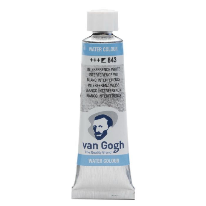 Акварельні фарби Royal Talens Van Gogh (843), Інтерферентний білий, туба 10 мл (8712079418199)