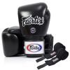 Боксерские перчатки Fairtex BGV1 Black 14 унцій (бинти в комплекті) (BGV1_14oz_Black)