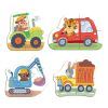 Пазл DoDo 4 в 1 Baby puzzle. Транспорт (300685) зображення 3