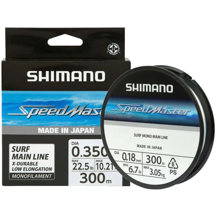 Леска Shimano Speedmaster Surf Mono 300m 0.28mm 6.81kg (2266.46.46)