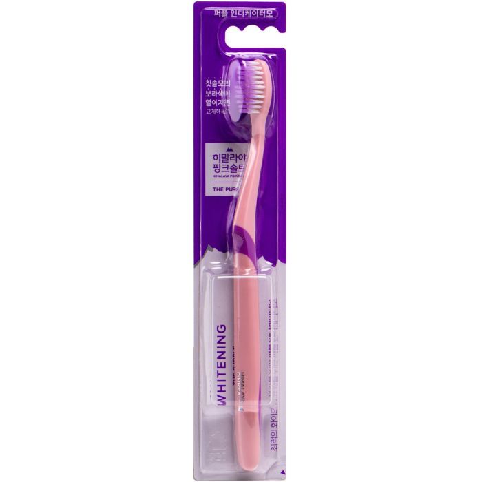 Зубная щетка LG Bamboosalt HPS Whitening The Purple Toothbrush Средней жесткости Фиолетовая (8809949163812)