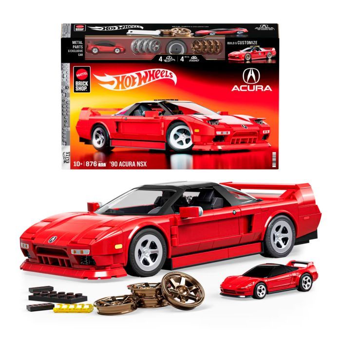 Конструктор Mattel Brick Shop Hot Wheels Elite Acura 876 деталей (JFT17)