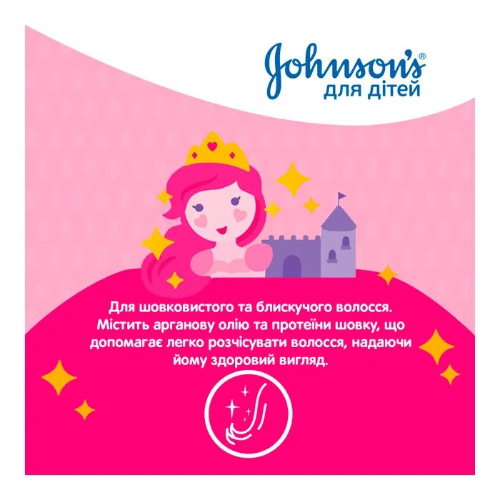 Детский шампунь Johnson’s baby Блискучі локони 500 мл (3574669907200) изображение 5