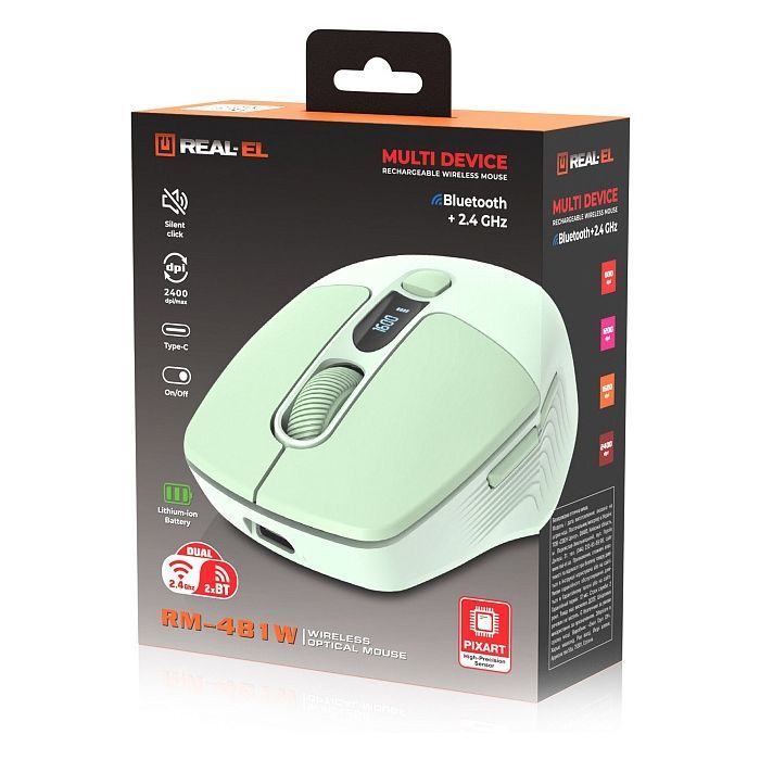 Мышка REAL-EL RM-481W (EL123200060) изображение 10