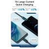 Дата кабель USB 2.0 AM to USB-C 1.0m 7A LED black Essager (EXCT-XY01-P) изображение 4