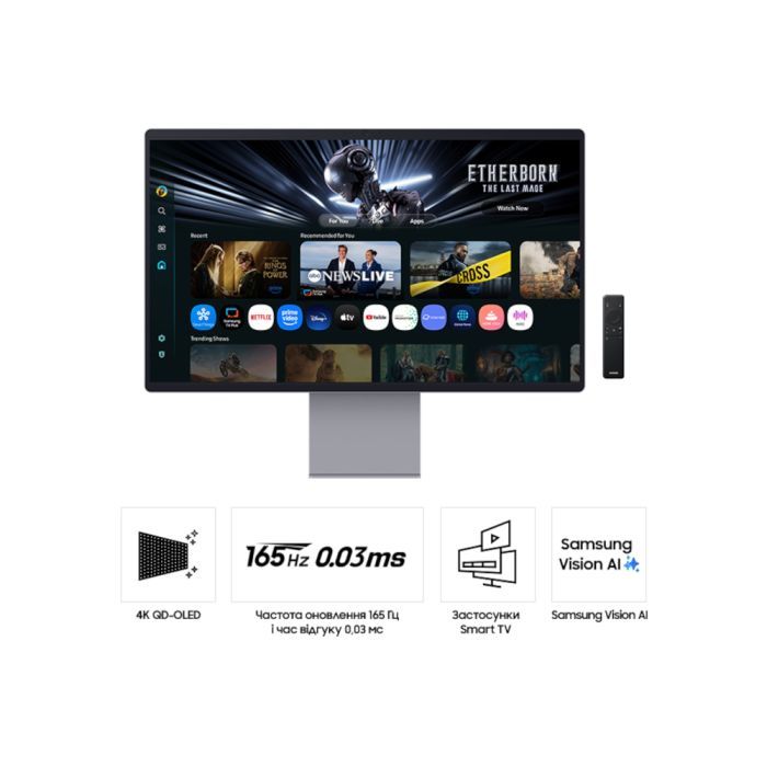 Монітор Samsung LS32FM902SIXUA зображення 7