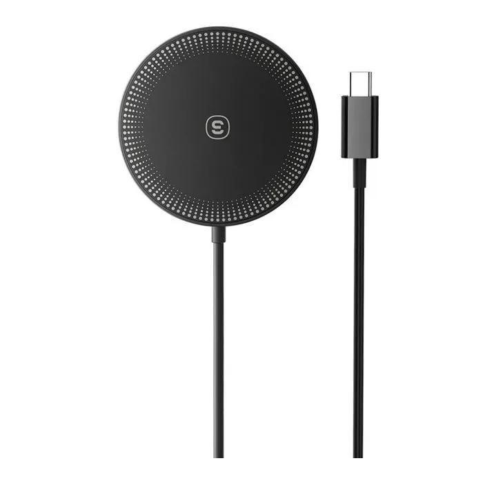 Зарядний пристрій Essager 2-in-1 wireless charger 15W black (EWXCX-CF01-Z)