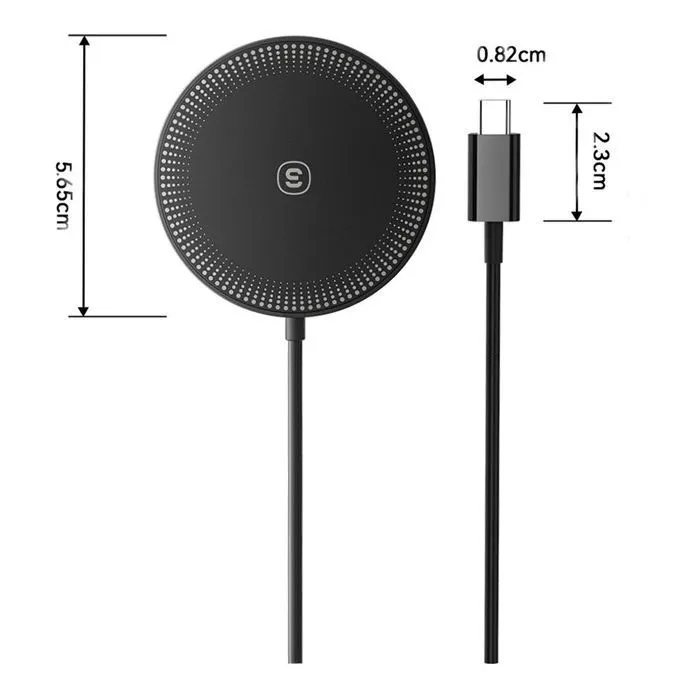Зарядний пристрій Essager 2-in-1 wireless charger 15W black (EWXCX-CF01-Z) зображення 4
