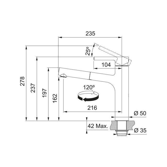 Змішувач Franke Centro (115.0621.592) зображення 5