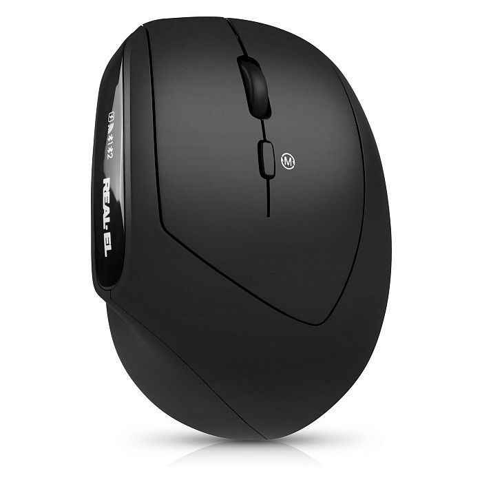 Мышка REAL-EL RM-490W Wireless/Bluetooth Black (EL123200058) изображение 6