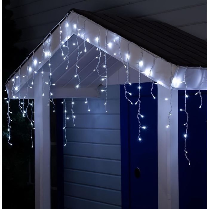 Гірлянда Chomik Бахрома 300 LED 12 м, холодний білий, IP44, від мережі (5900779879850) зображення 2
