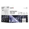 Гірлянда Chomik Бахрома 300 LED 12 м, холодний білий, IP44, від мережі (5900779879850)