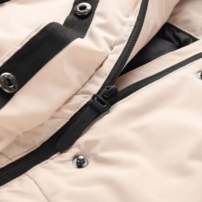 Пальто Alpine Pro Wussa Wmn LCTF23E 129 - XS - бежевий (007.022.0112) зображення 4