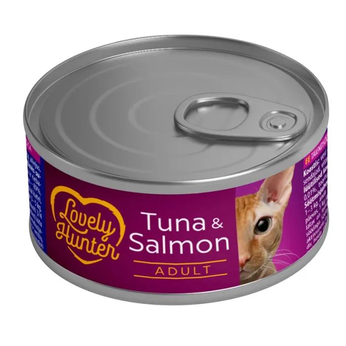 Консервы для кошек Lovely Hunter Adult cats Tuna & Salmon 85 г (LHU45476)
