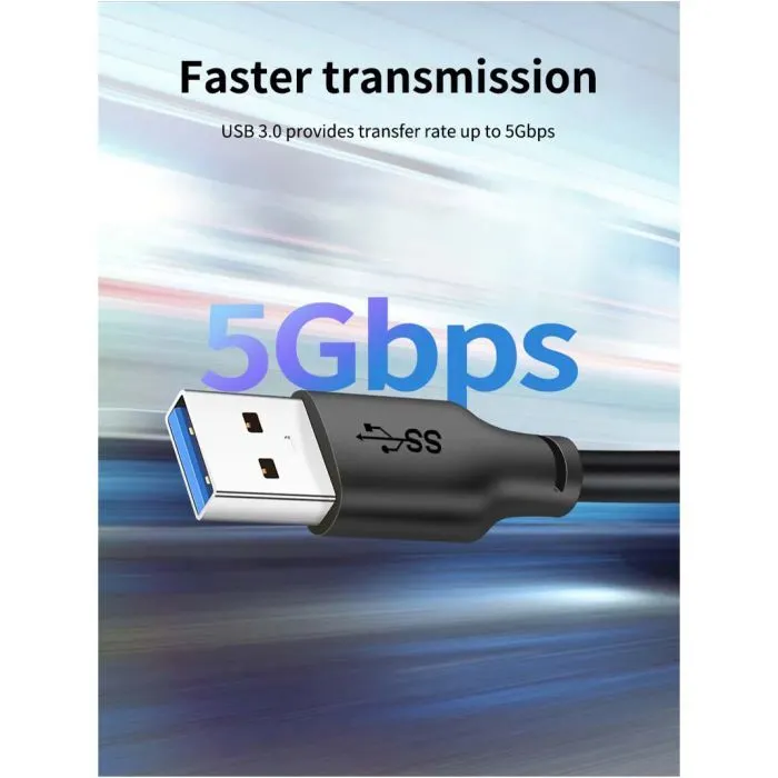 Дата кабель USB 3.0 AM to USB-C 1.5m Cabletime (CA915439) изображение 7