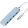 Концентратор J5create USB-C to 4xUSB-C 3.2 10Gbps cyan (JCH345EC-N) зображення 2
