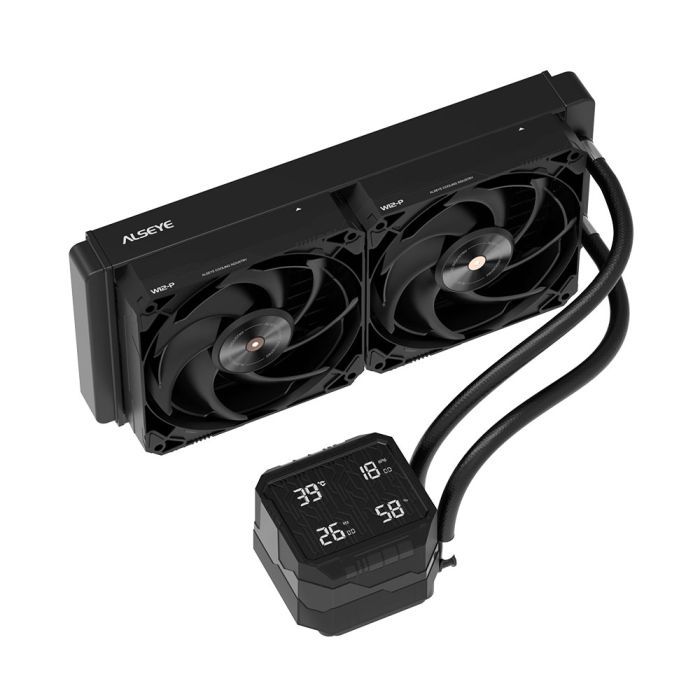 Система жидкостного охлаждения Alseye Q240 Plus(Black) (AS.02.11.0021) изображение 3