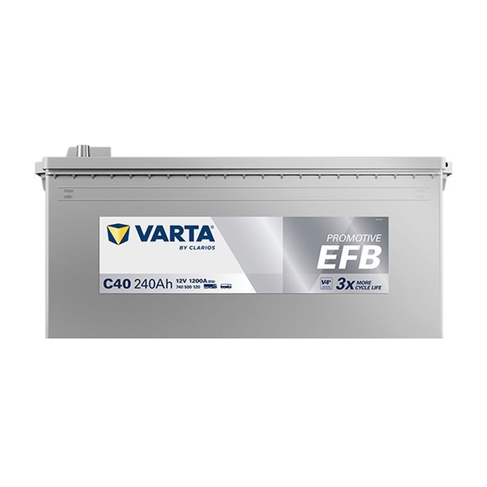 Акумулятор автомобільний Varta ProMotive EFB 240Ah бокова(+/-) (1200EN) C40 (740500120) зображення 2