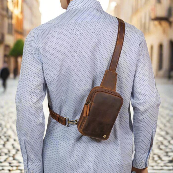 Сумка Visconti S42 Jamie Hunter Tan (S42 OIL TAN) изображение 9