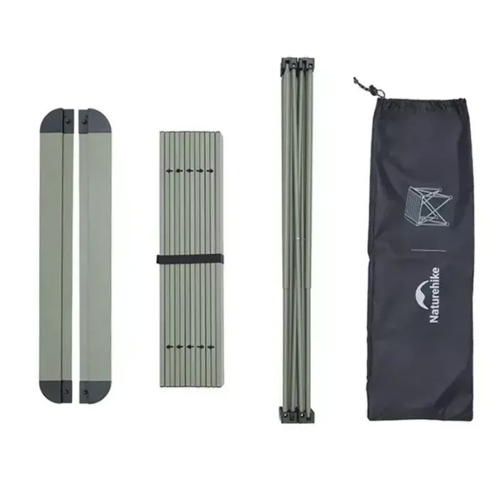 Туристический стол Naturehike CNK2450JJ013, L, алюміній, сірий (6976507663243) изображение 3