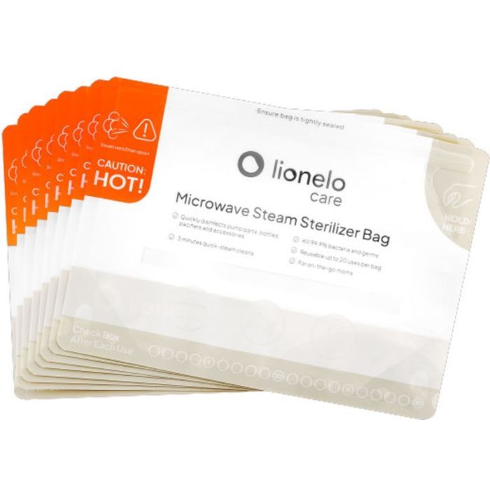 Стерилизатор Lionelo пакети для стерилізації 8 шт (LOC-THERMBAG 8 PACK) изображение 2