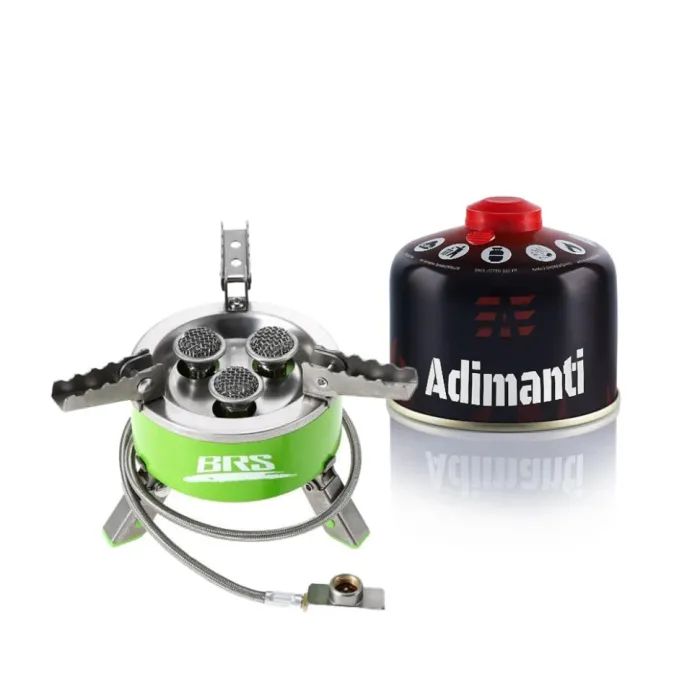 Горелка BRS Набір BRS-73 + балон різьбовий Adimanti, 230гр (BRS-73AD-G23)