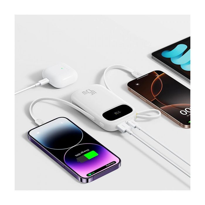 Батарея універсальна Baseus EnerFill FC31 Qpow 3 20000mAh 45W PD/3.0 QC/4.0 Black (E0028D00) зображення 5