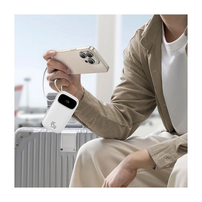 Батарея універсальна Baseus EnerFill FC31 Qpow 3 20000mAh 45W PD/3.0 QC/4.0 Black (E0028D00) зображення 6