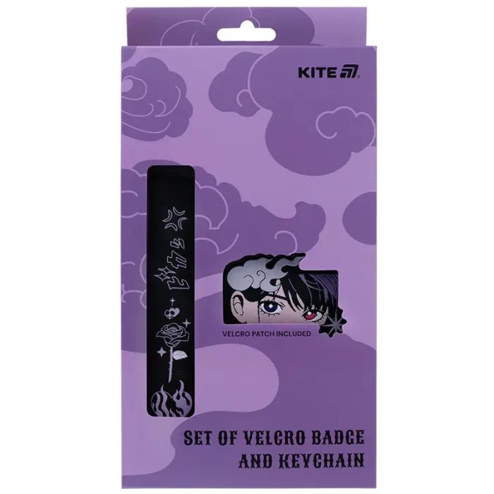 Бейдж Kite набор на липучке и подвеска (K25-3010-1)