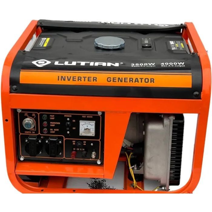 Генератор LUTIAN инверторный LT4500E, 3.5kW, 220V, 50Hz, обьем 15л, електостарт (LT4500EI) изображение 3