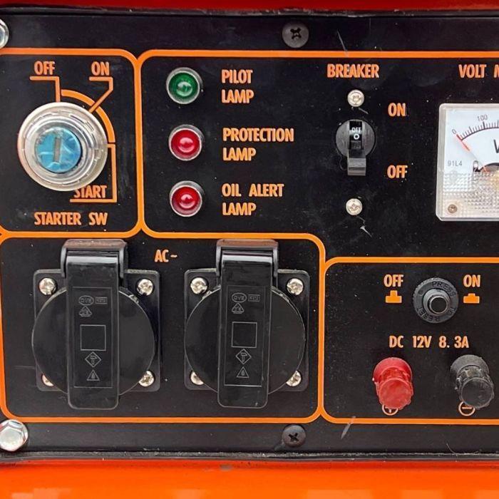 Генератор LUTIAN инверторный LT4500E, 3.5kW, 220V, 50Hz, обьем 15л, електостарт (LT4500EI) изображение 6