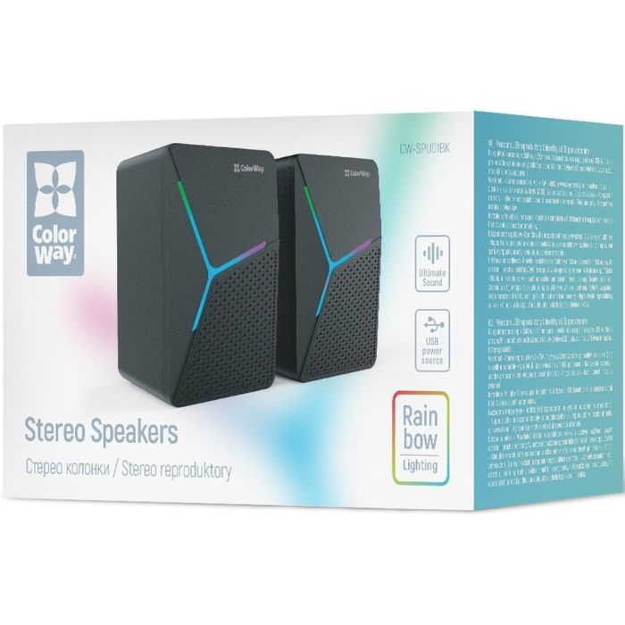 Акустическая система ColorWay CW-SPU01BK Black (CW-SPU01BK) изображение 5