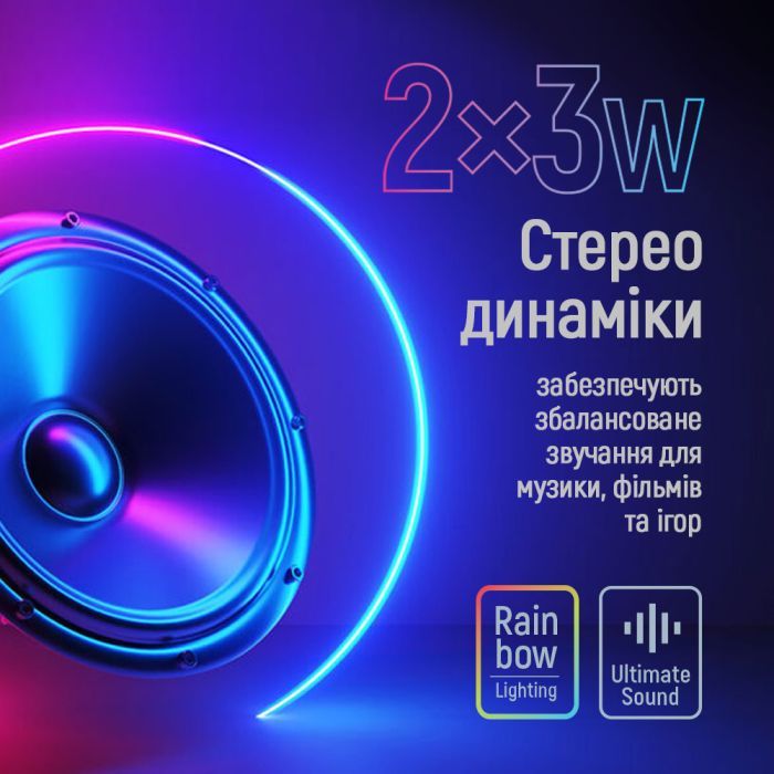 Акустическая система ColorWay CW-SPU01BK Black (CW-SPU01BK) изображение 6