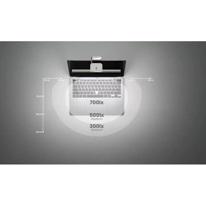 Настільна лампа BenQ Clip Laptop Bar (9H.W4EWT.ES5) зображення 8