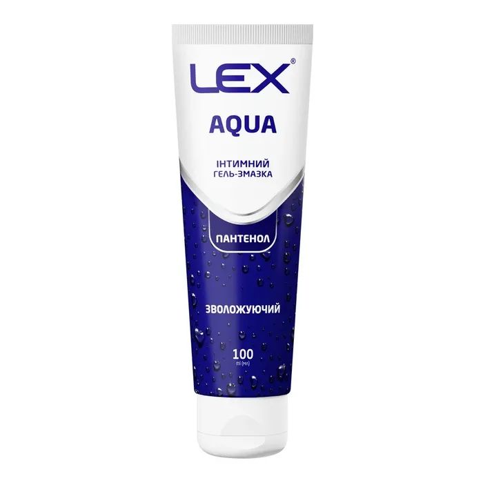 Інтимний гель-змазка Lex Condoms Aqua Зволожуючий 100 мл (7640341151905)