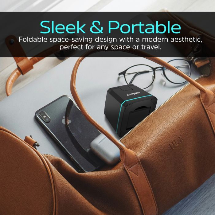 Зарядний пристрій Energizer 15W 3-in-1 magnetic wireless black (WCP307) зображення 9