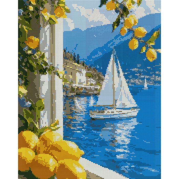 Картина по номерам Santi алмазна мозаїка Літня відпустка 40х50 см на підрамни (956050)