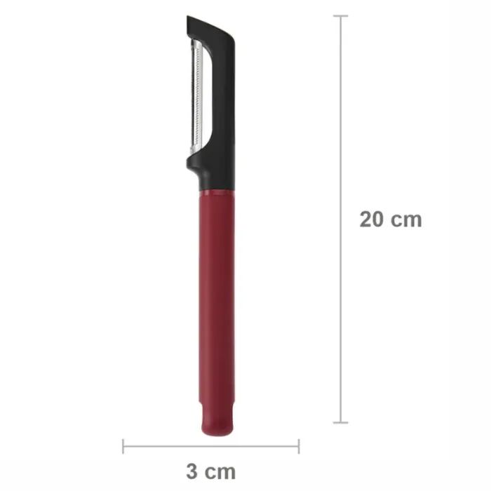 Овочечистка KitchenAid Classic вертикальна 20 см червоний (KHA112OHEREG) зображення 5