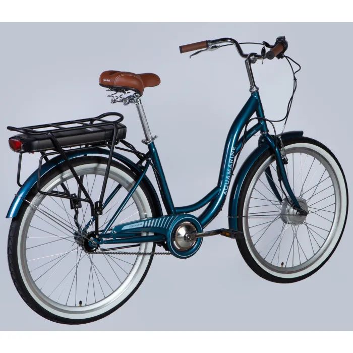 Электровелосипед Dorozhnik 26" eAQUAMARINE BH рама-17" 36B 13А*г 500Вт 2026 темно-синій (ELB-D-26-294) изображение 3